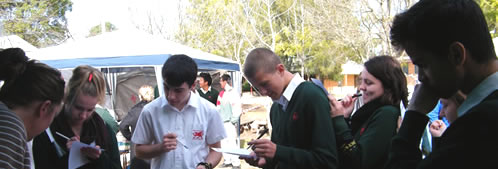 Menai High School students take part in refugee week activities